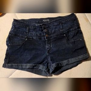 Black Jean shorts